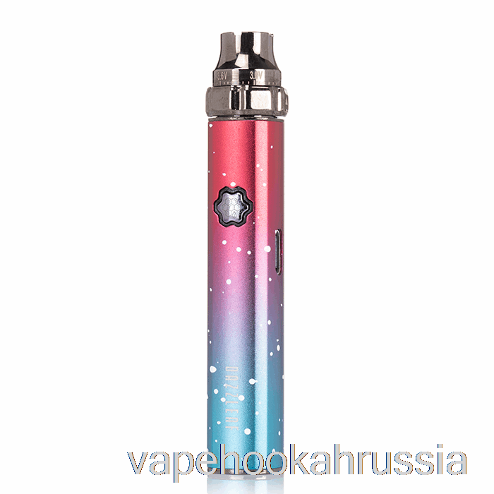 Vape Juice Dazzleaf Squarei Top Twist 510 аккумулятор кораллово-розовый/голубые брызги